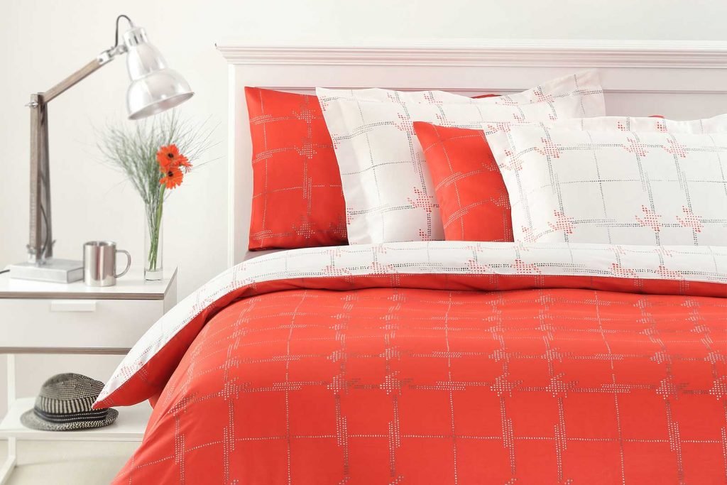 Orange Bed Sheet Bellagio Home