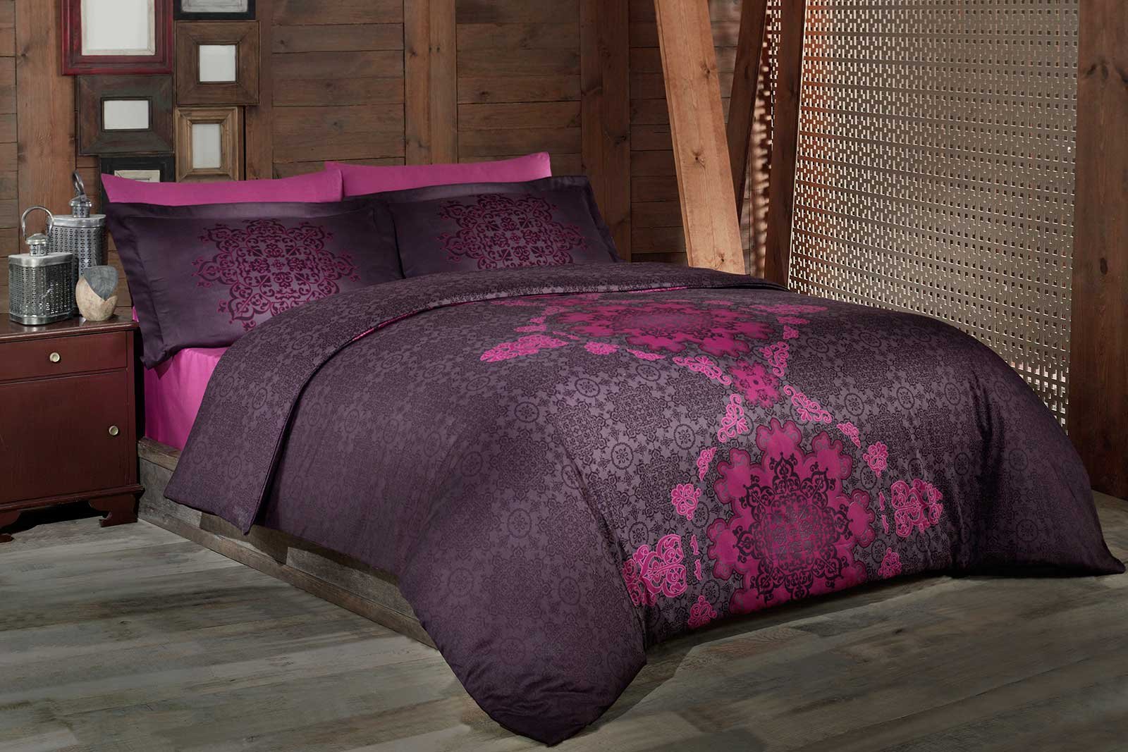 Pink Color Bed Sheet