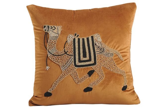 Camel Embroidery Cushion