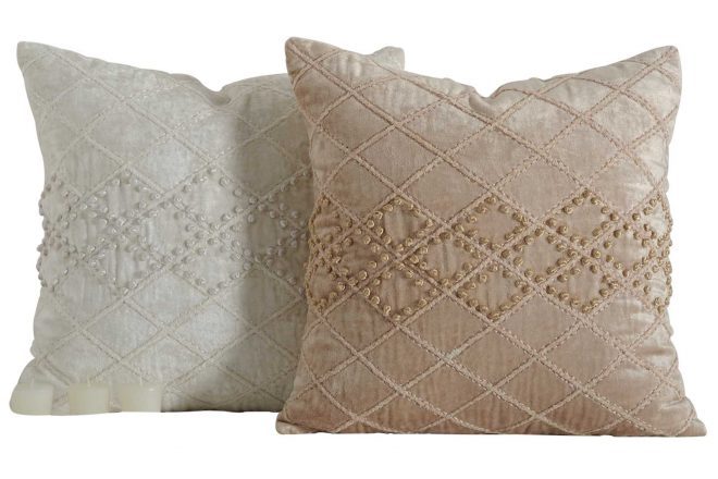 White Designer Cushions
