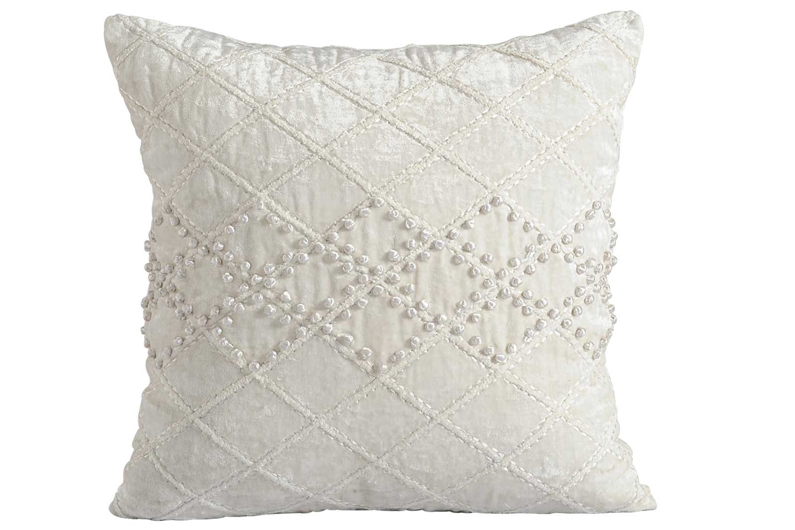 White Designer Cushion