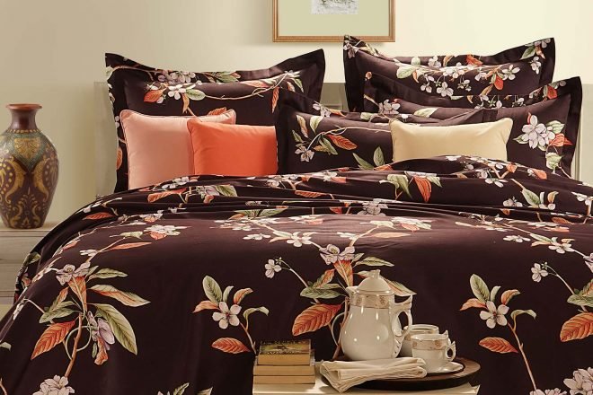 Dark Chocolate Color Bedsheet