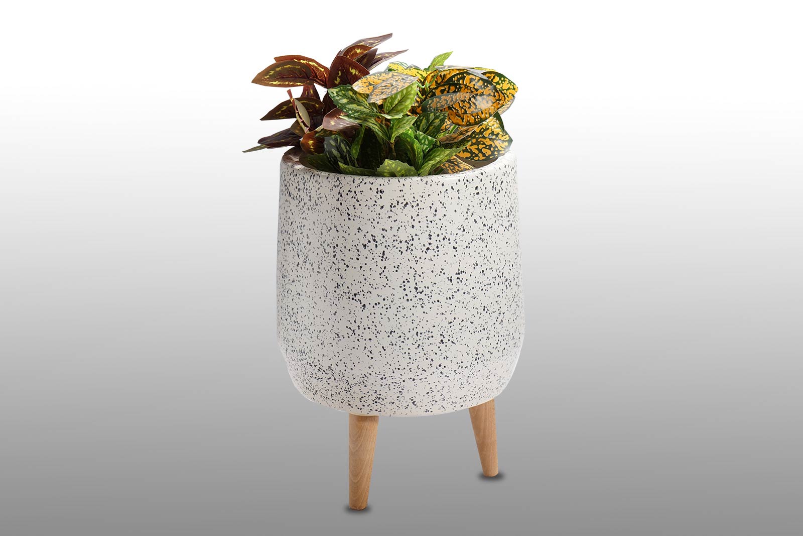 White Granite vase