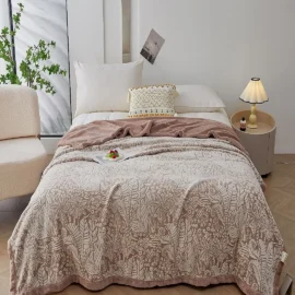 ManHattan Pre Winter Single Ply Peach Blanket