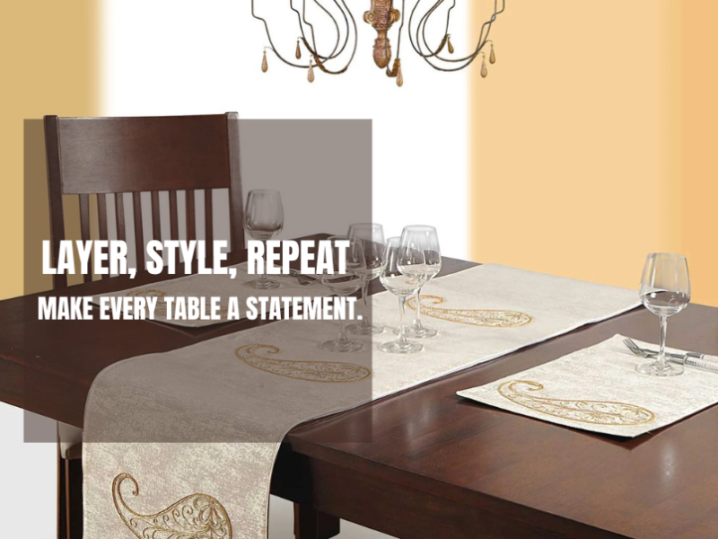 Innovate Your Table Linen Layering Like an Interior Stylist