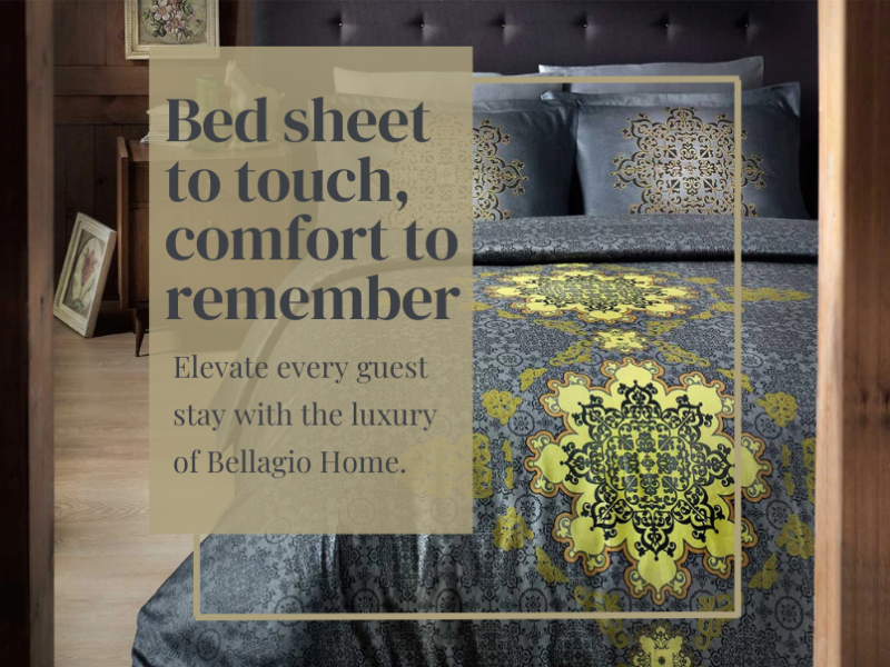 Tips on How to Create a Signature Guest Experience Using Bellagio Home's Bed Sheet
