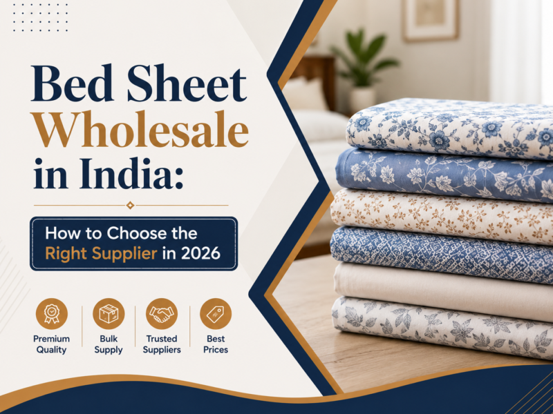 Bed Sheet Wholesale in India: How to Choose the Right Supplier in 2026