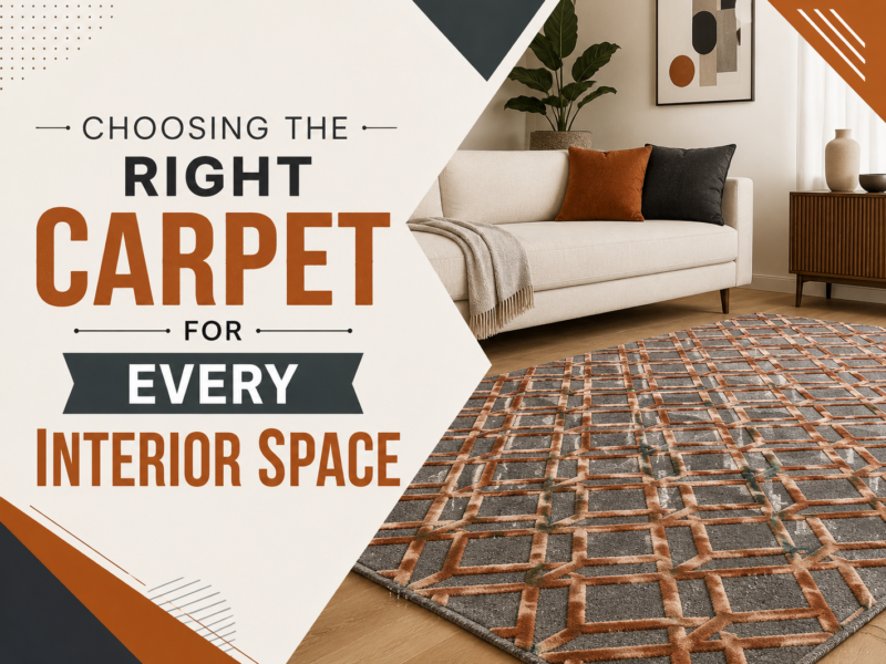 Choosing the Right Carpet for Every Interior Space
