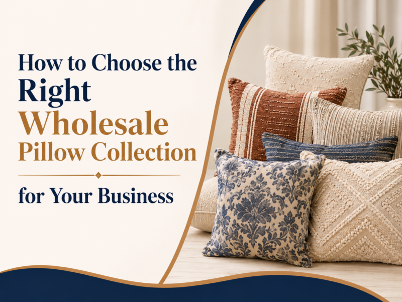 How to Choose the Right Wholesale Pillow Collection for Your Business
